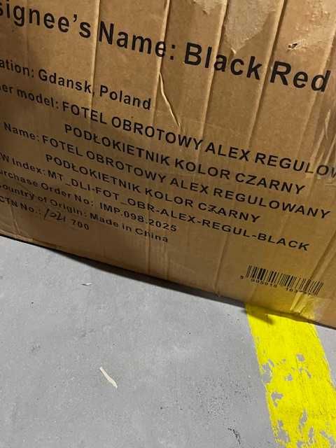 Uniwersalny fotel gabinetowy do biura Alex [ Przecena ]