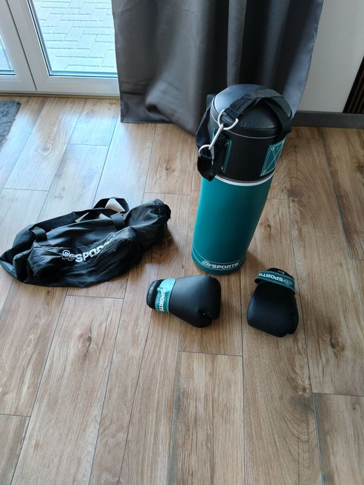 Zestaw do treningu bokserskiego: worek+rękawice, SC Sports