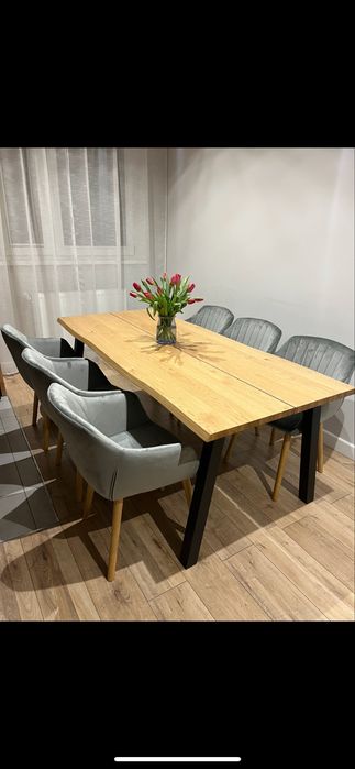 JYSK Stół Skovlunde z 6 krzesłami Adslev