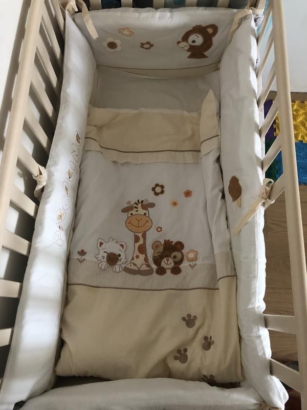 Бортики - бампери для дитячого ліжечка Piccolino