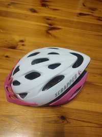 Kask rowerowy dla dziewczynki rozm. 47-53cm