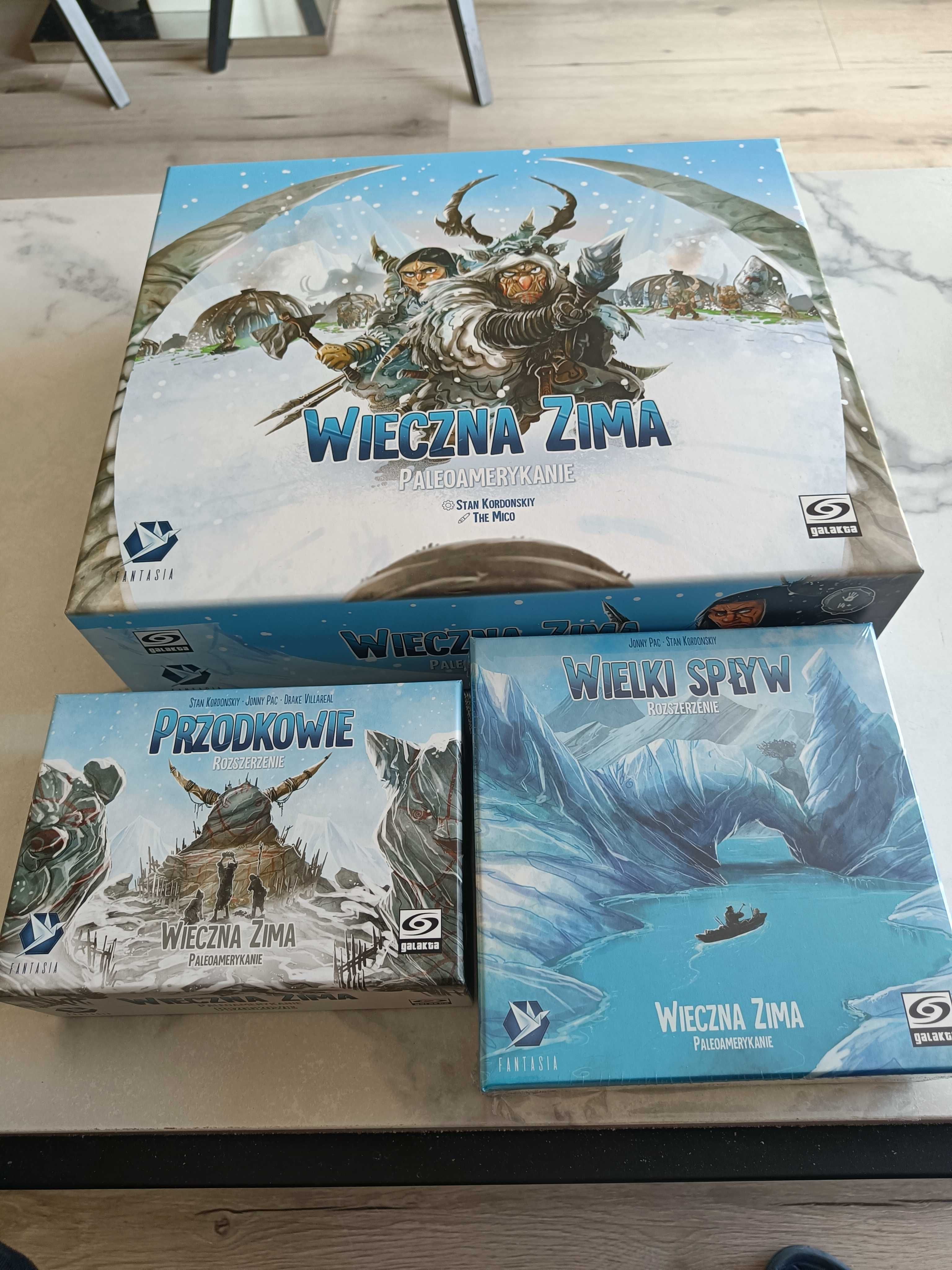 Wieczna zima + 2 dodatki + koszulki +4 minidodatki