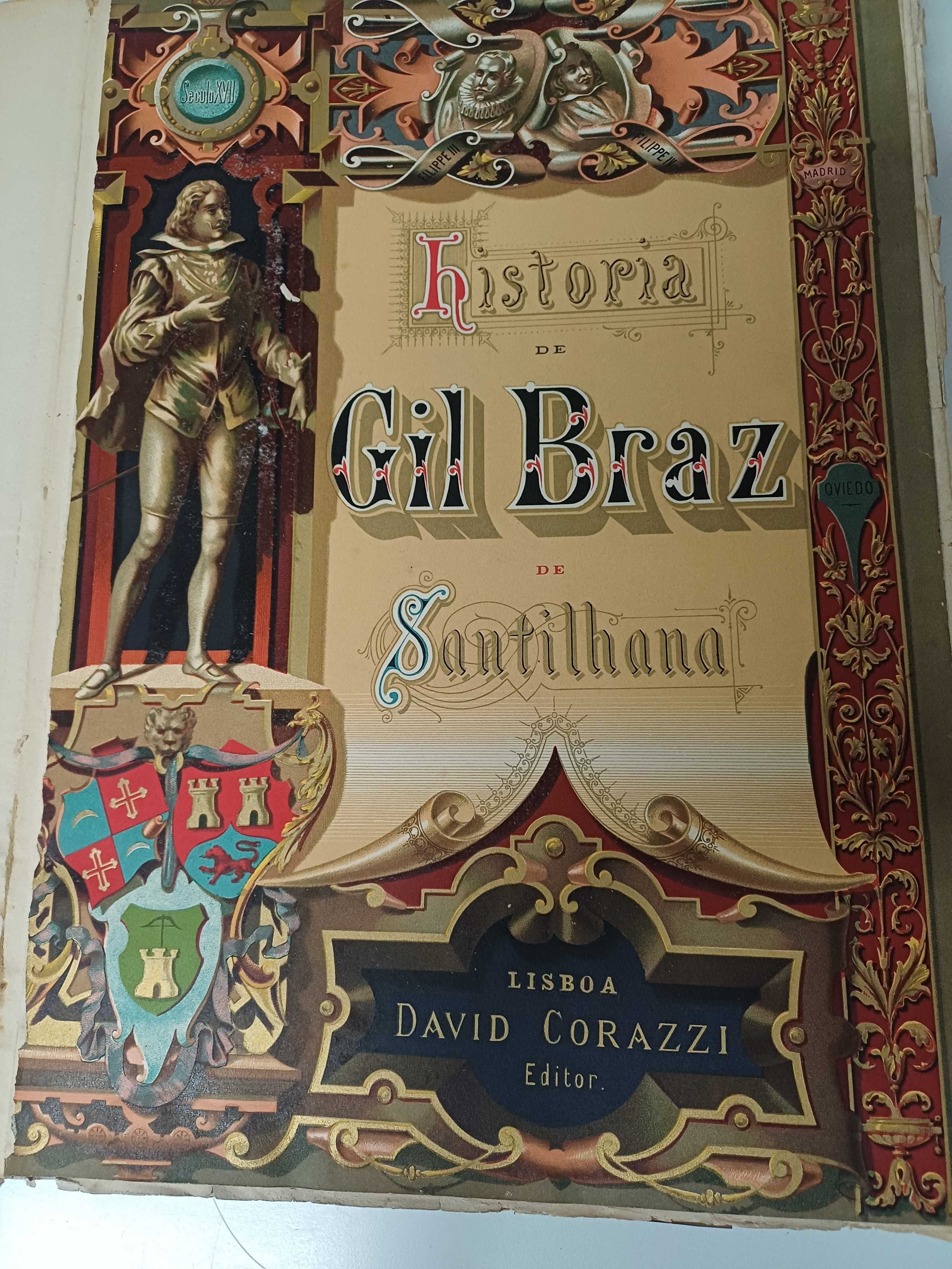 História de Gil Braz de Santilhana 2 volumes