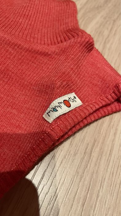 ManyMonths Golf NOWY Szalik z wełny merynosów Pop Pink - Dickie