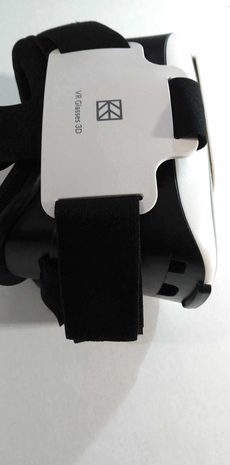 Okulary VR 3D Gogle do smartfona Hykker białe