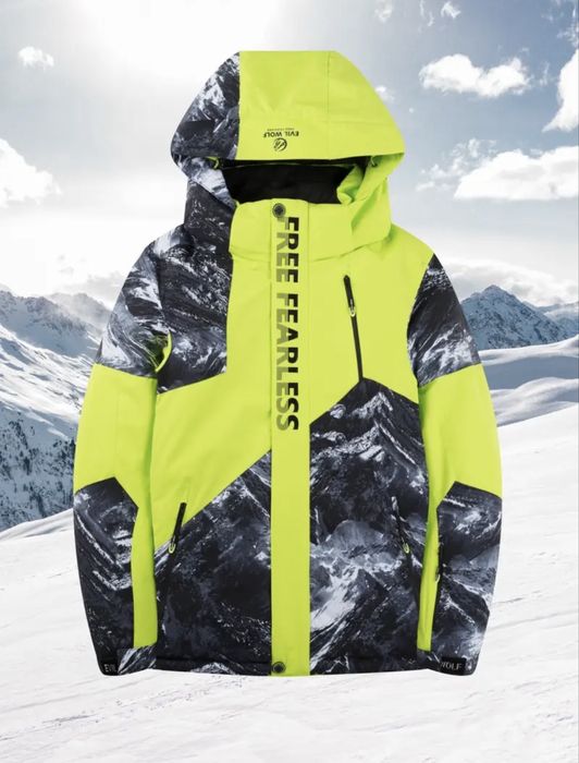 Зимовий новий чоловічий теплий костюм для лиж розмір М-L