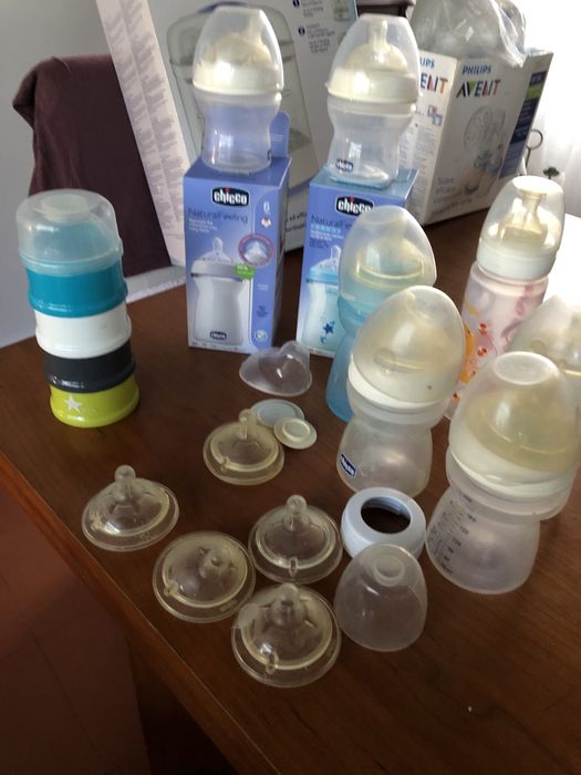 Esterilizador electrico Chicco+ aquecedor de biberons e biberons