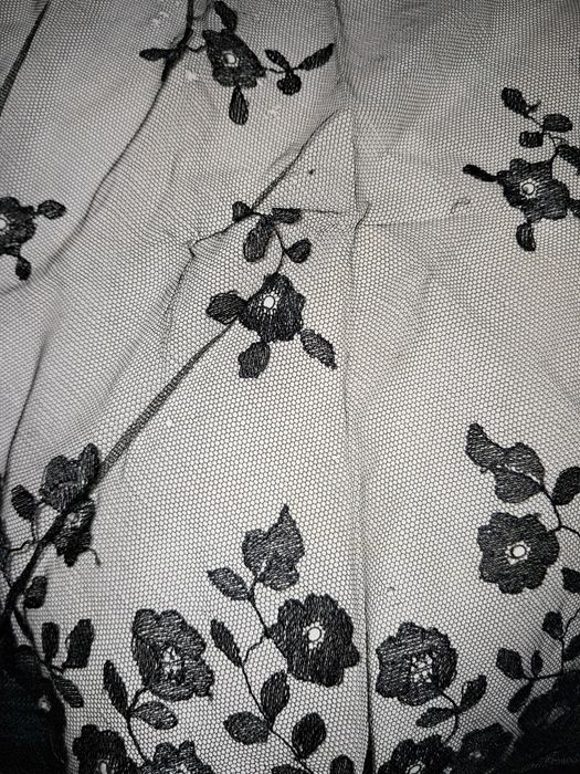 Véu/ mantilha preto