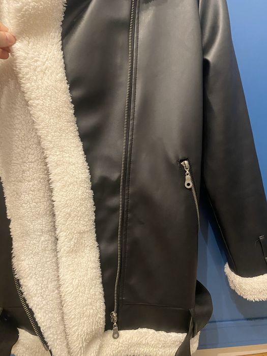 Kurtka oceplana z kozuchem