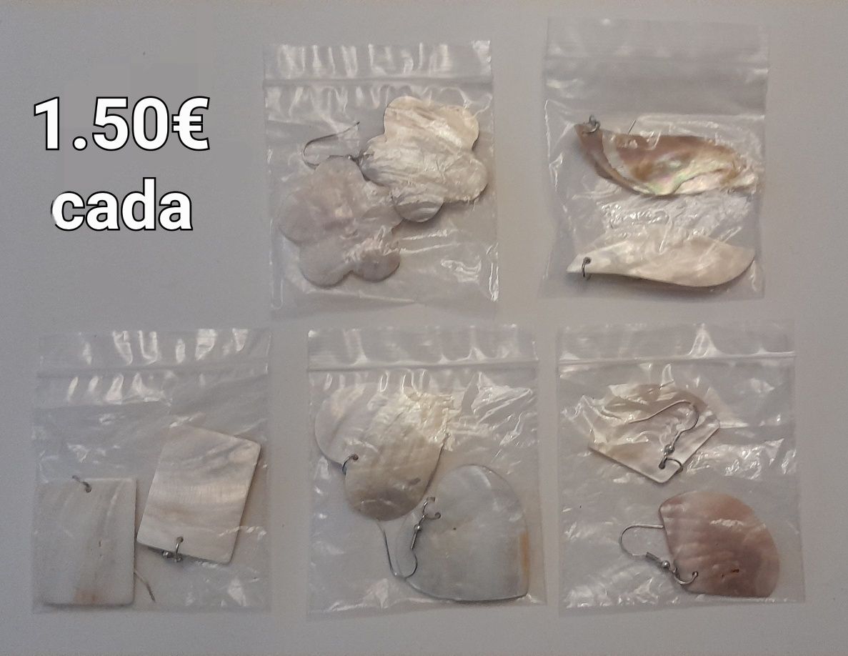 Brincos madre pérola