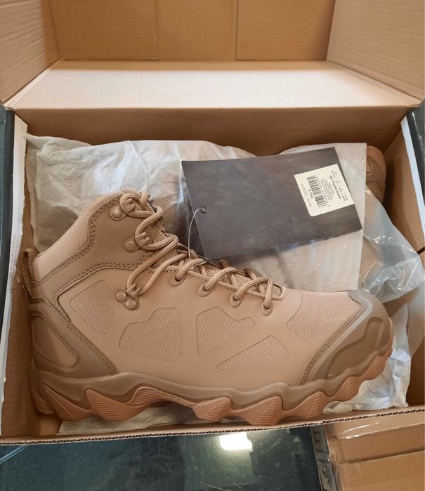 Тактичні черевики Chimera Mid Mil-tec,койот і чорні