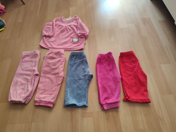 Dres + zestaw spodni dla dziewczynki