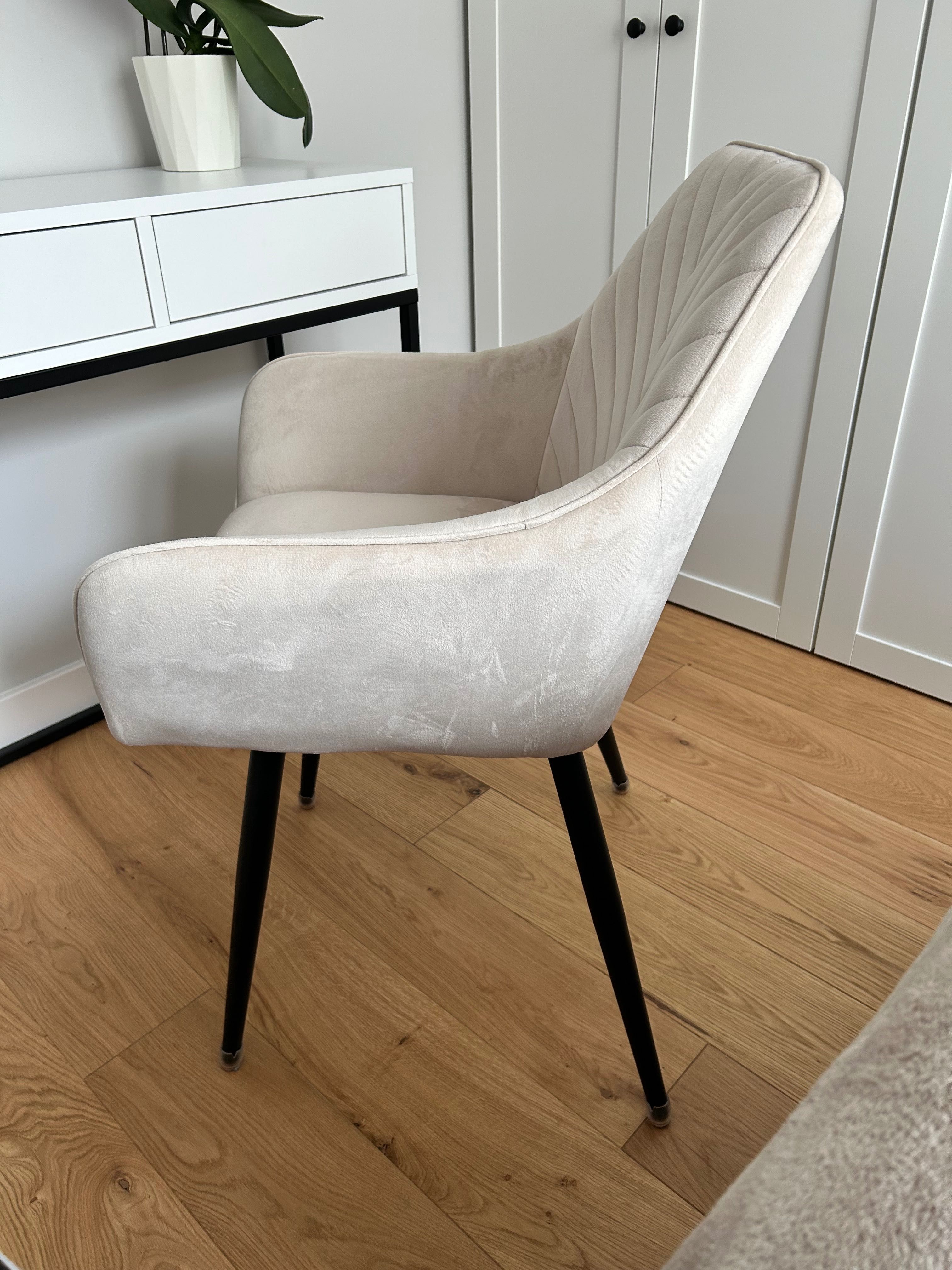 Toaletka / Konsola Loft Style 80 x 35 z szufladami + krzesło