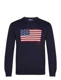 Sweter Ralph Lauren Flag - Nowy, okazja!! Rozmiar L