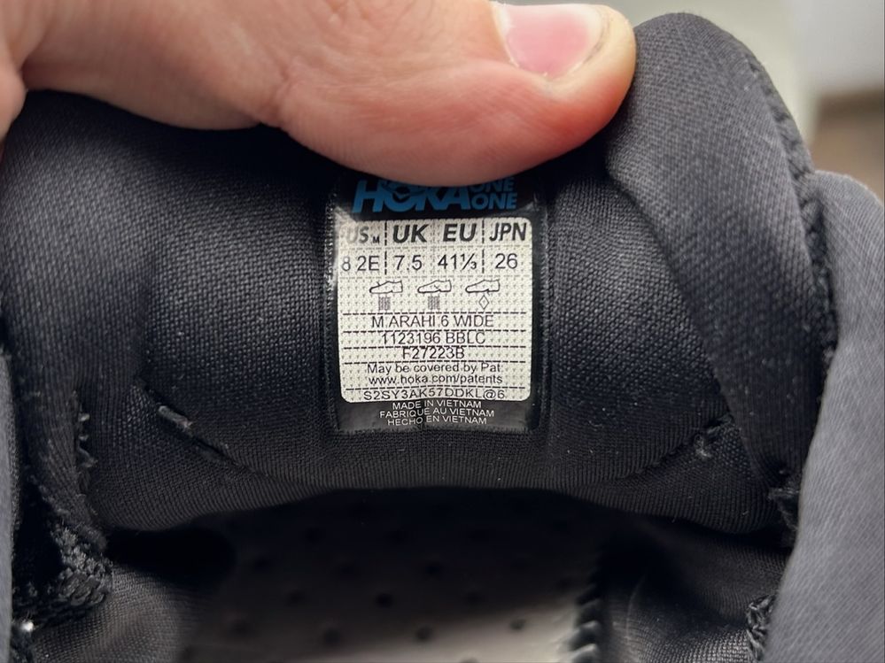 Оригінал! Кросівки Hoka Arahi 6 41 розмір 03500