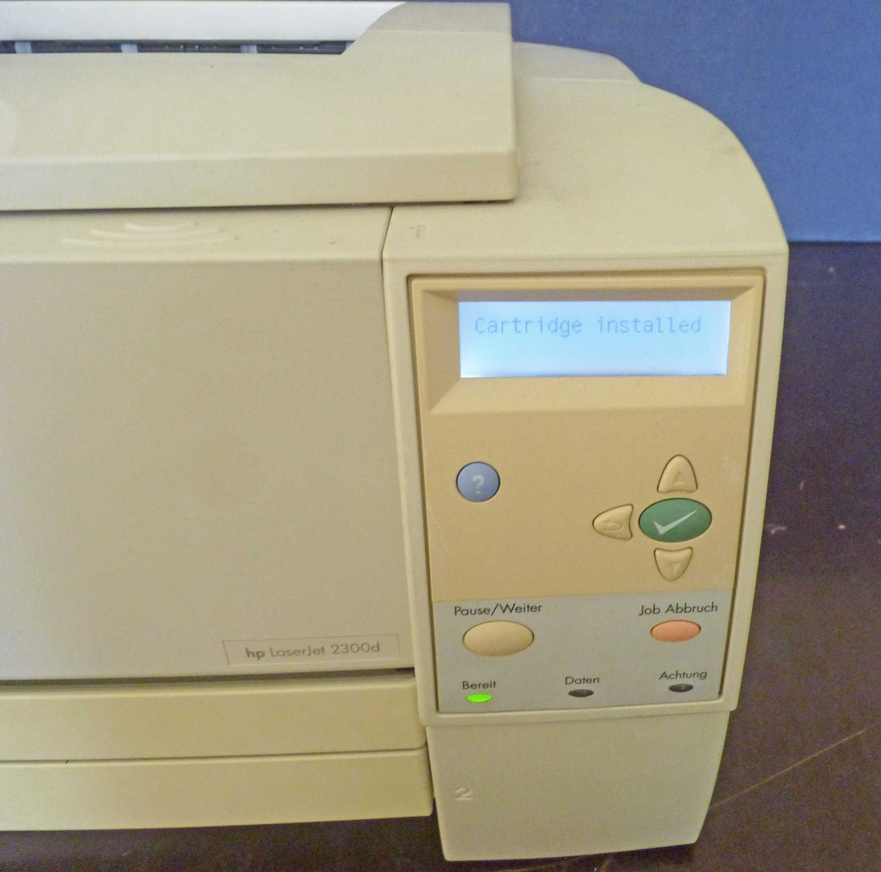 HP Laser Jet 2300d + HP Jetdirect 300x printer server