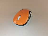 E144 Mysz Komputerowa Bezprzewodowa Mini Orange Do Laptopa PC