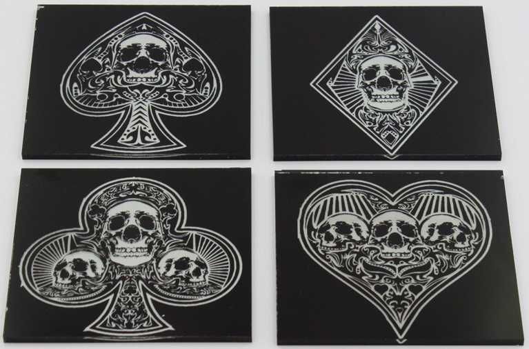 Podkładki szklane znaki zodiaku stylizowane