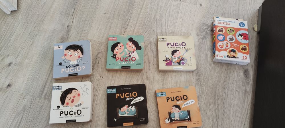 Zestaw książek Pucio + gratis
