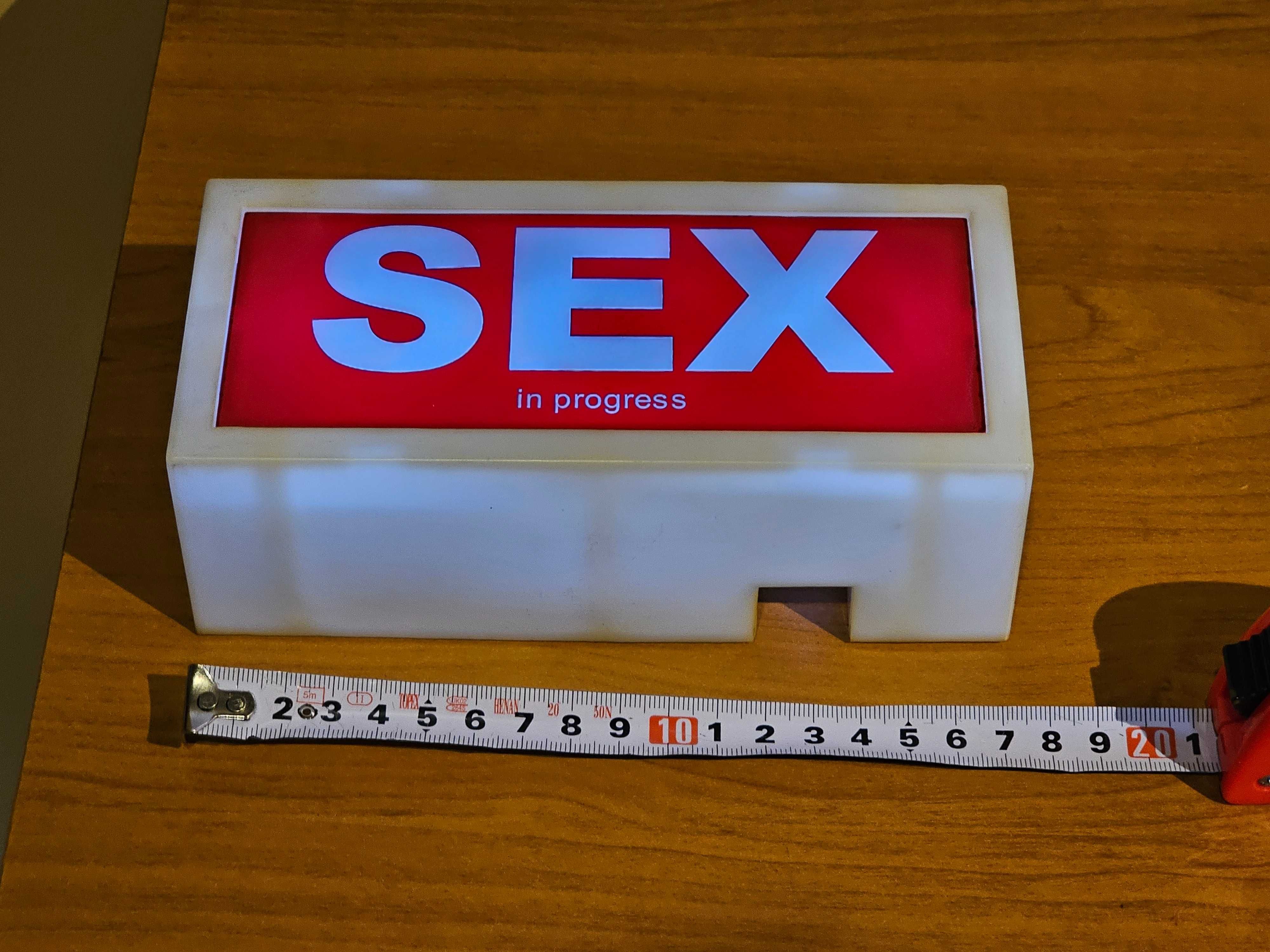 Lampka SEX in progress - unikalny świecący gadżet :)