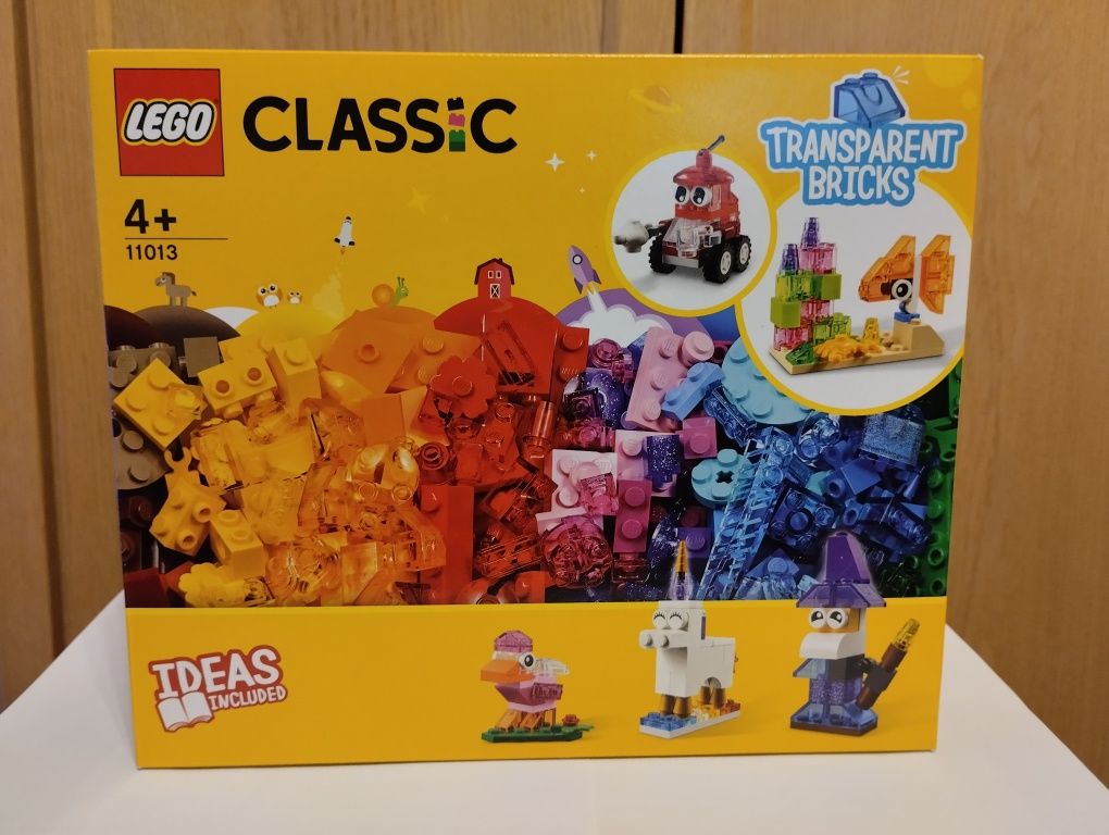 LEGO classic 11013 Kreatywne przezroczyste klocki