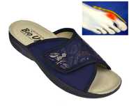 Damskie klapki zdrowotne 1470 na rzepy  buty na haluksy roz. 38