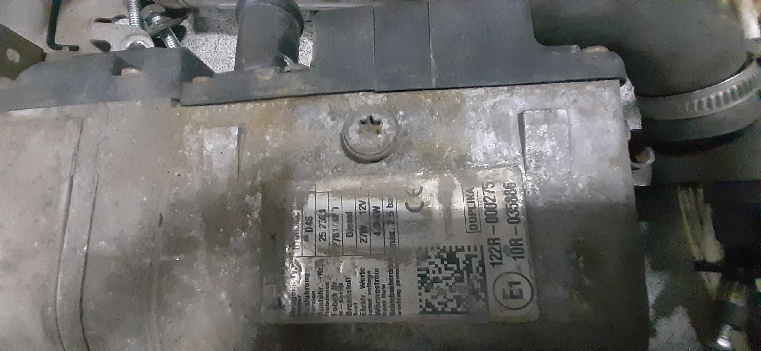 Жидкостной дизельный отопитель Eberspächer HYDRONIC D4 S 12v