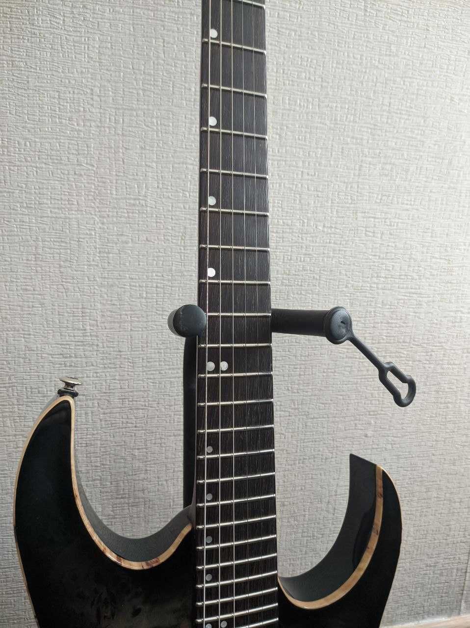Ibanez RG 1070 PBZ CKB (Dimarzio, Stalowe progi, Poplar burl top)