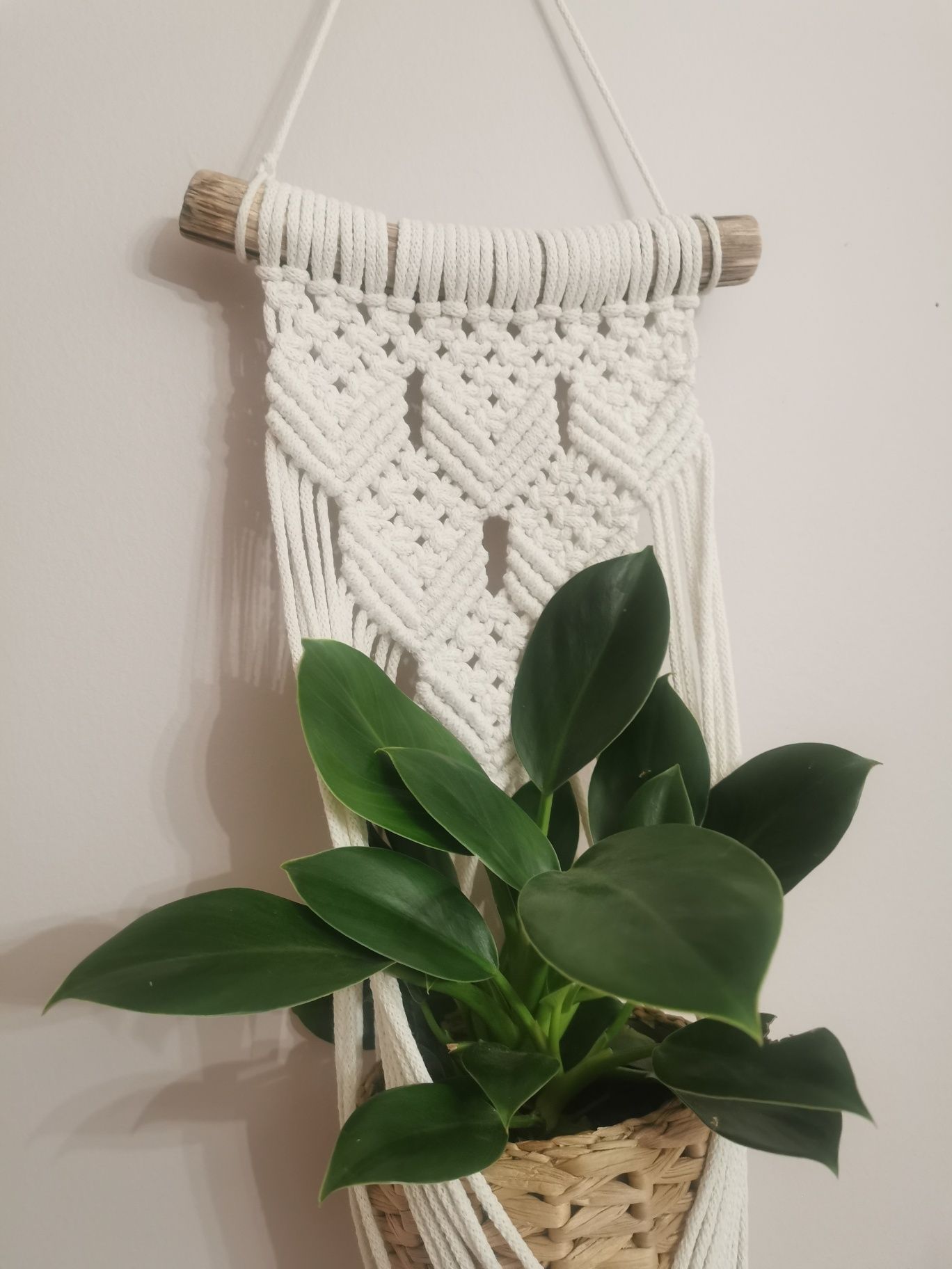 Kwietnik makrama Boho