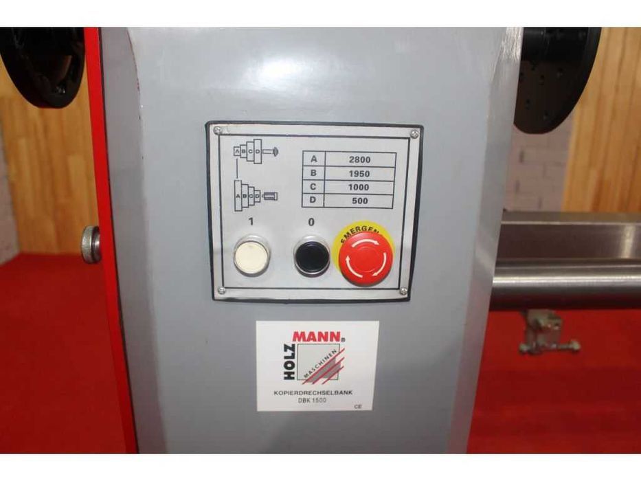 Верстат токарний Holzmann DBK 1500: для дерева, 400В