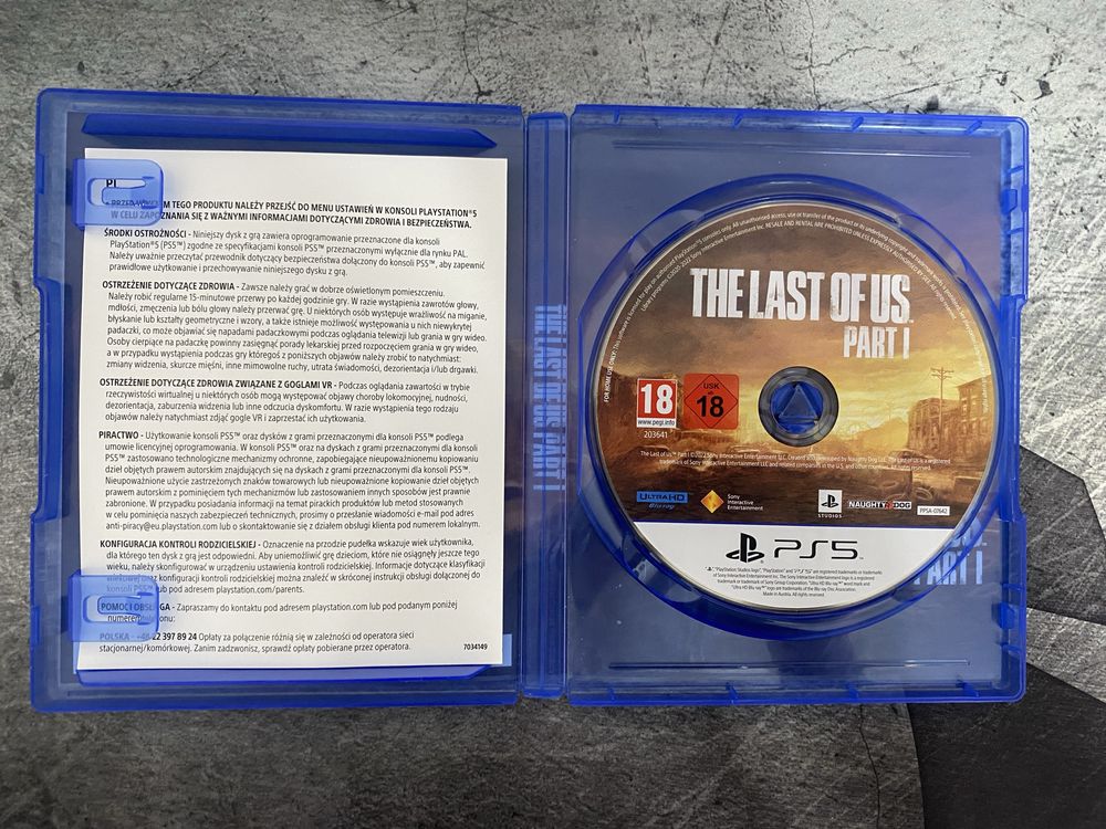 | Gra Ps5 The Last Of Us part 1 | PL polski | stan idealny | sprawna |