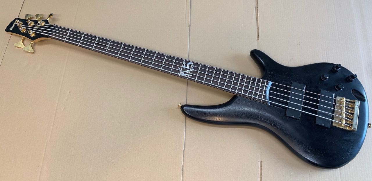IBANEZ K5 Fieldy Signature – Korea 2006 – Złoty upgrade + Hipshot USA