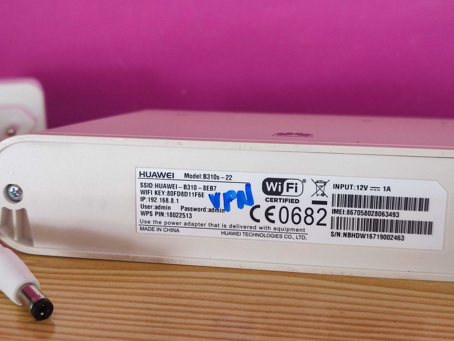 Router Wi-Fi 4G Huawei B310
