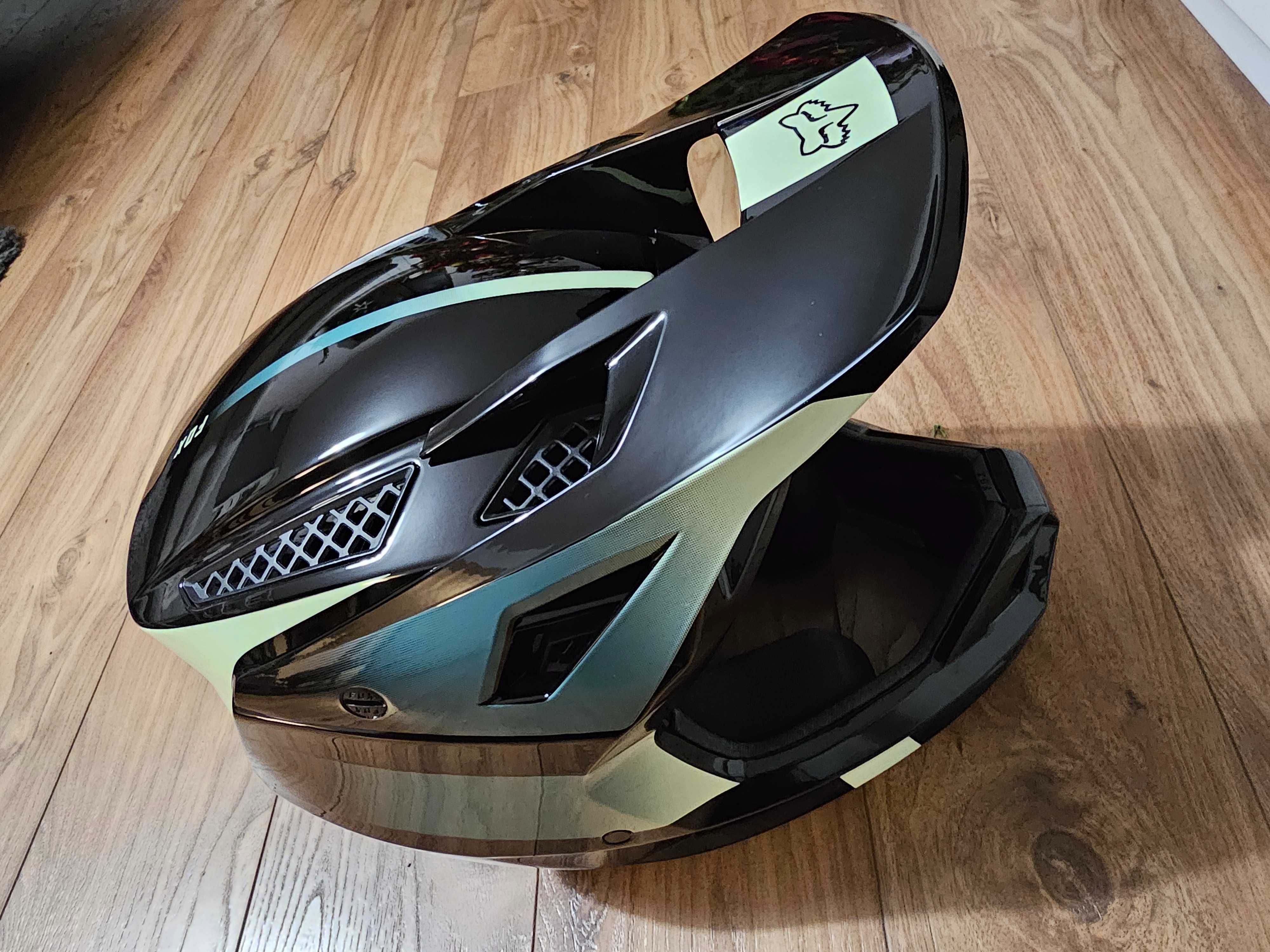 FOX Kask Rampage Carbon RPC GLNT Black MIPS, L 59-60cm