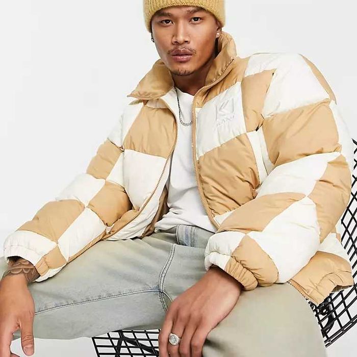 ОРИГІНАЛ Karl Kani multicolour Пуховик тепла куртка зимова Карл кані М