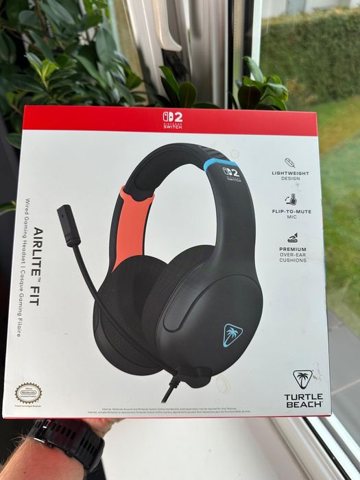 Słuchawki Turtle Beach Airlite Fit Neon do nintendo switch czarne
