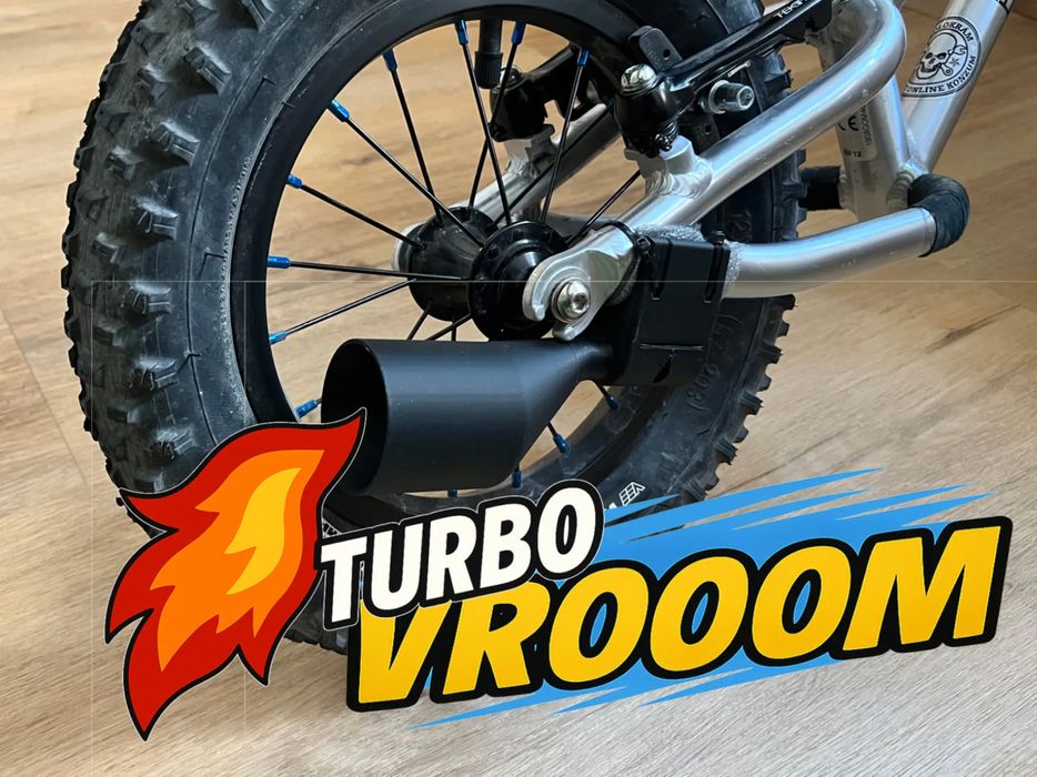Escape de Turbo para Bicicleta Infantil