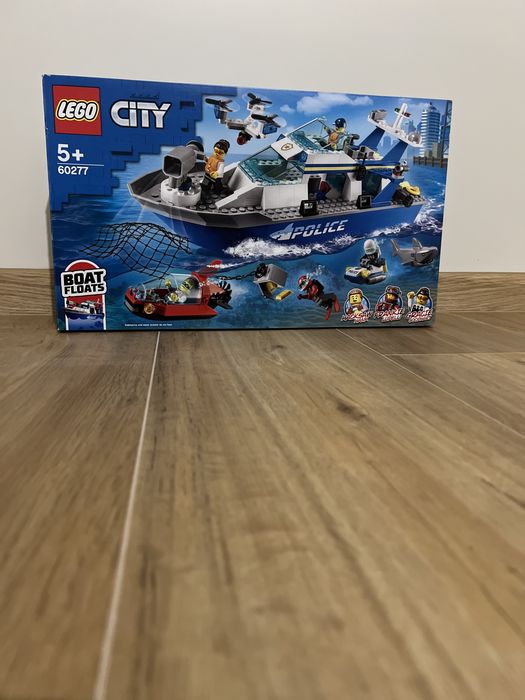 Конструктор LEGO Лего City 60277 Катер поліцейского патруля