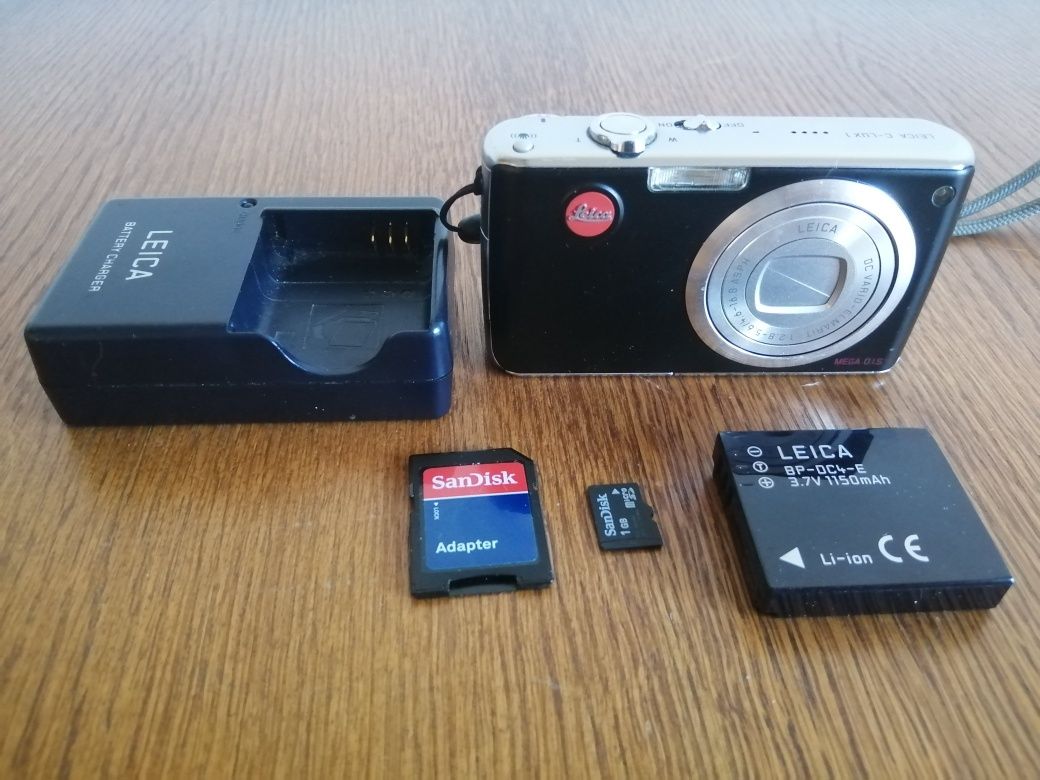 LEICA C-LUX 1 Aparat compact karta pamięci oryginał ładowarka bateria