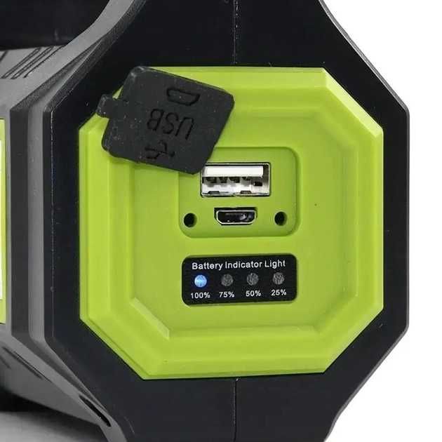 Ліхтар-прожектор Haoerliang T95 LED+COB|USB|Power Bank|Сонячна батарея