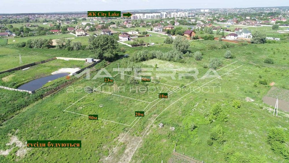 Шевченкове Продаж ділянок по 10 сот, 15 кВт електрики, масив Сонячний