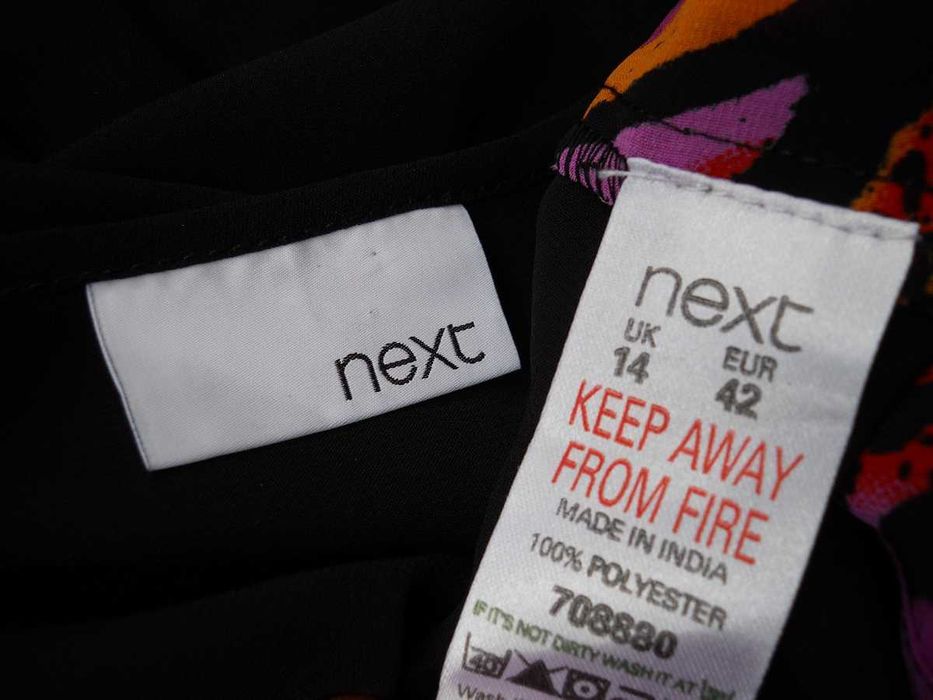 NEXT piękna indyjska cieniutka żorżetowa TUNIKA 42