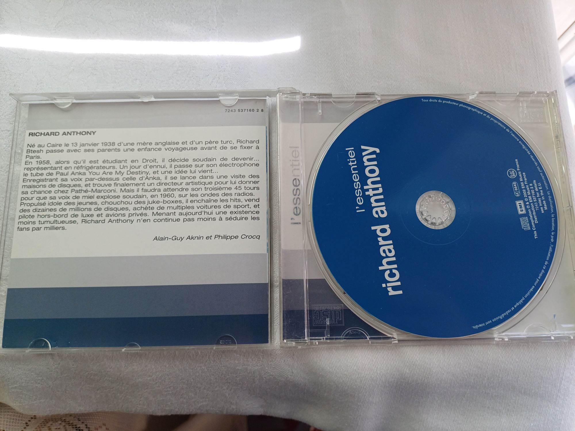 Richard Anthony L'essential CD