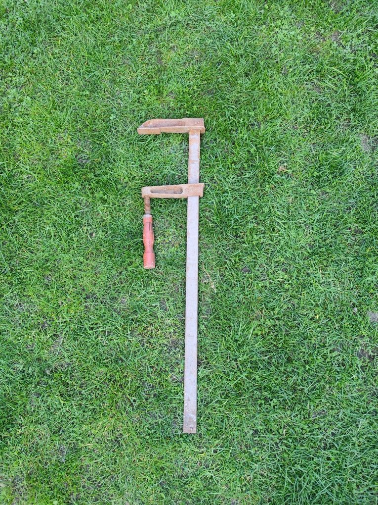 Stary długi ścisk stolarski 90cm