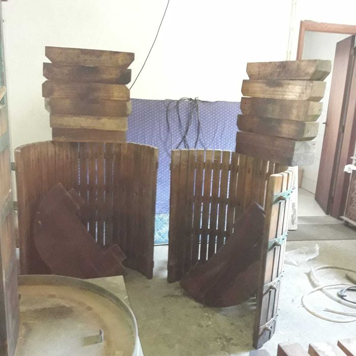 Prensa hidráulica de vinho