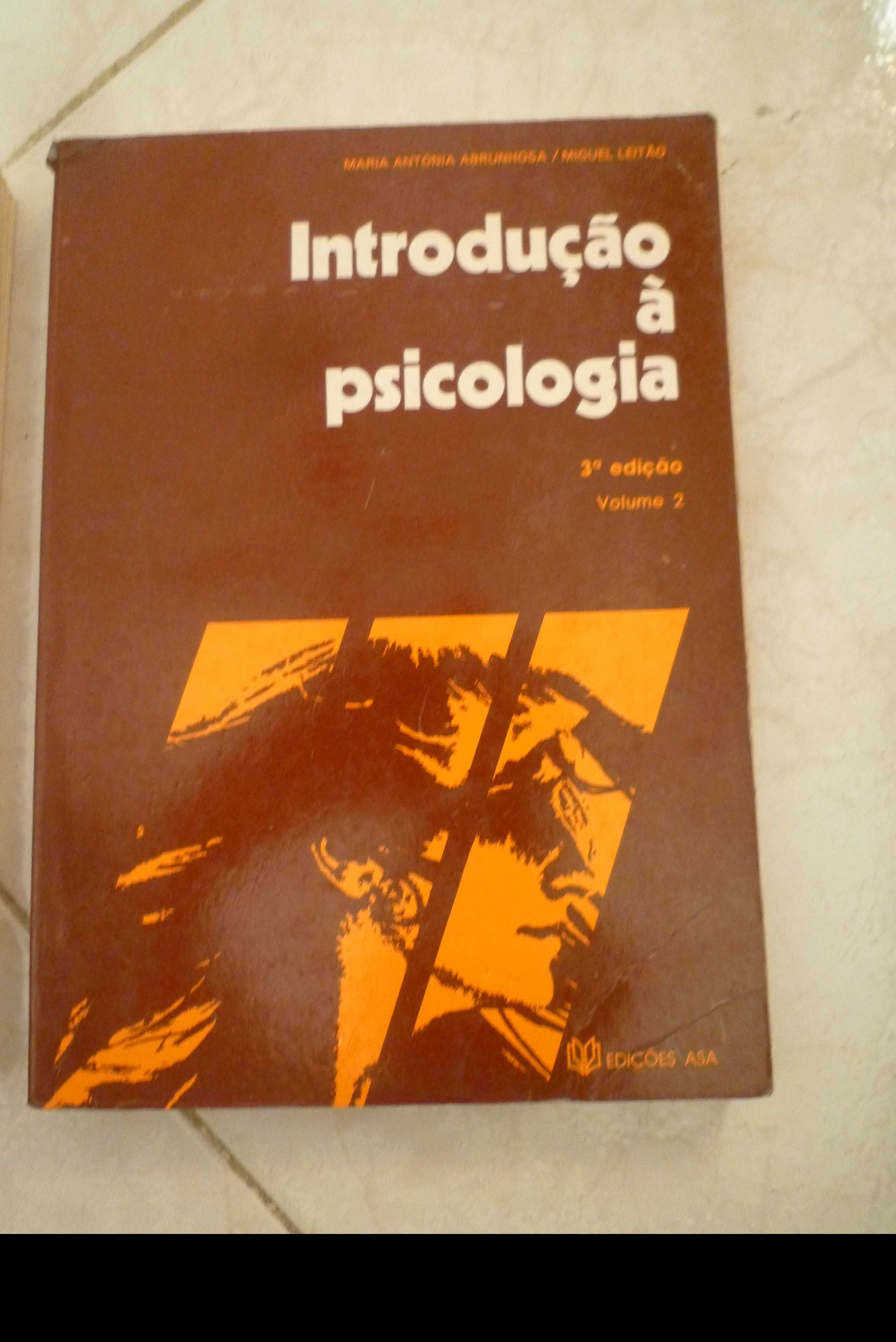 Manuais Introdução à Psicologia 10./11.º Ano Volume 1 e 2- Edições ASA