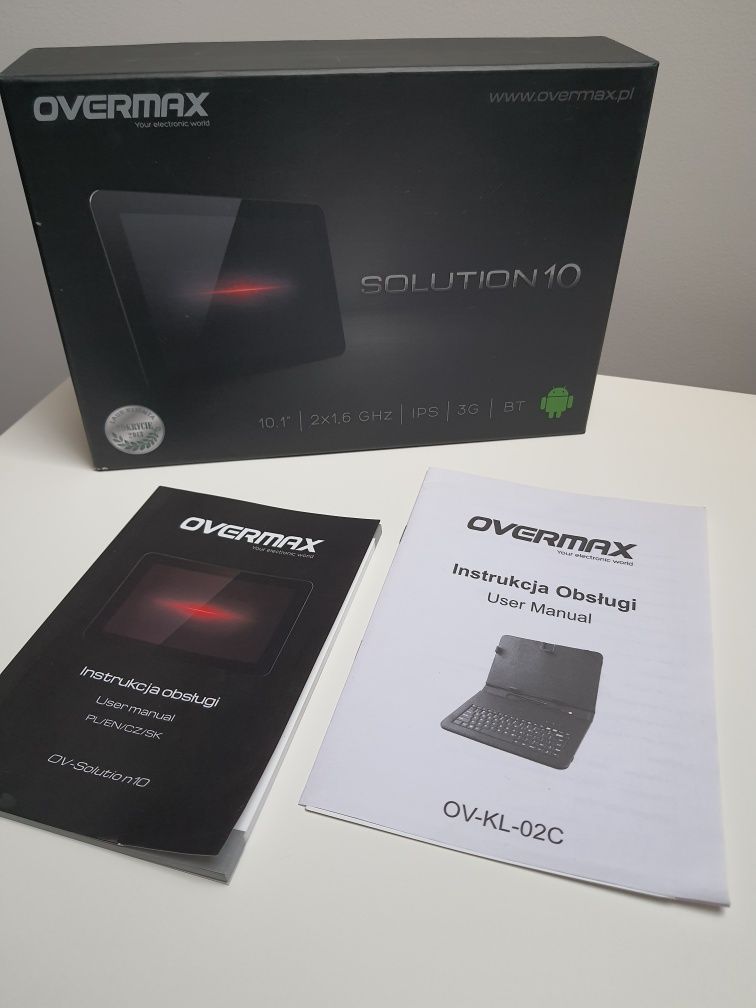 Tablet Overmax Solution 10 z klawiaturą