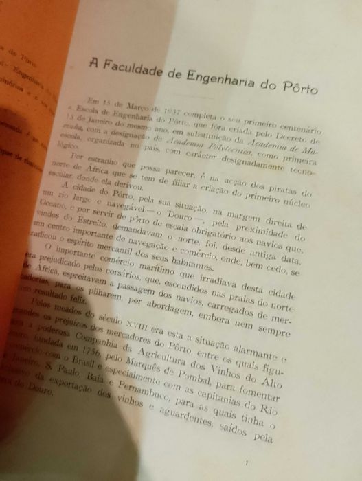 Faculdade de engenharia do Porto 52 Unidades 1932/58
