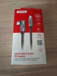 Kabel USB-C kątowy 90° PD 100W 5m UNITEK