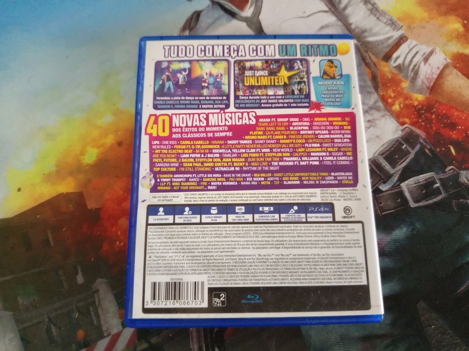 Jogo PS4 Just Dance 2019 Completo Como Novo